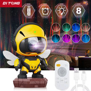 Bee Galaxy Projector,Star Projector Galaxy Night Light,Starry Nebula Ceiling LED Lamp with Timer and Remote ,Kids Room Decor