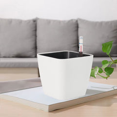 Self Watering Plant Pot Lazy Flower Pot Automatic Planter Automatic Water-Absorbing Flowerpot with Water Level Indicator