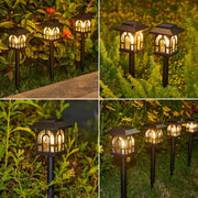 6/10 Pack Solar Pathway Lights Outdoor, Solar Landscape Path Yard Lights, Auto On/Off , for outside Yard Lawn Patio Walkway