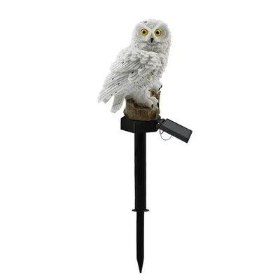 Solar Owl Garden Light Outdoor LED Lawn Lamp for Garden Decoration Waterproof Christmas Lights Outdoor Solar Lamp Post