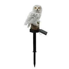 Solar Owl Garden Light Outdoor LED Lawn Lamp for Garden Decoration Waterproof Christmas Lights Outdoor Solar Lamp Post