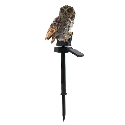 Solar Owl Garden Light Outdoor LED Lawn Lamp for Garden Decoration Waterproof Christmas Lights Outdoor Solar Lamp Post