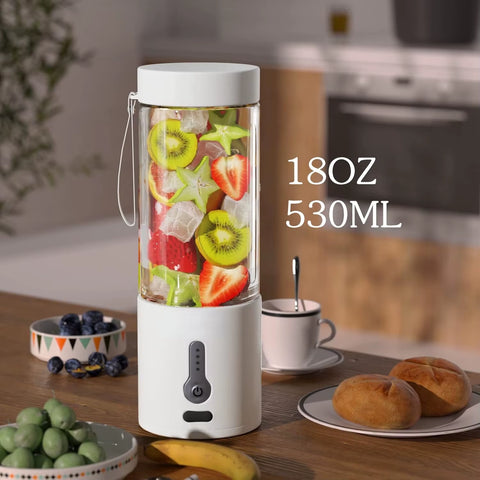 Powerful Portable Blender for Shakes and Smoothies On-The-Go, 150W Motor, Fast USB C Rechargeable, Compact Design with Power Dis