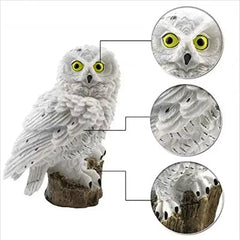 Solar Owl Garden Light Outdoor LED Lawn Lamp for Garden Decoration Waterproof Christmas Lights Outdoor Solar Lamp Post