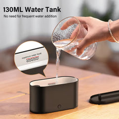 Humidifier Flame Aromatherapy Diffuser Can Add Essential Oils 7 Colour Flame Diffuser Timing USB Desktop Air Humidifier for Home